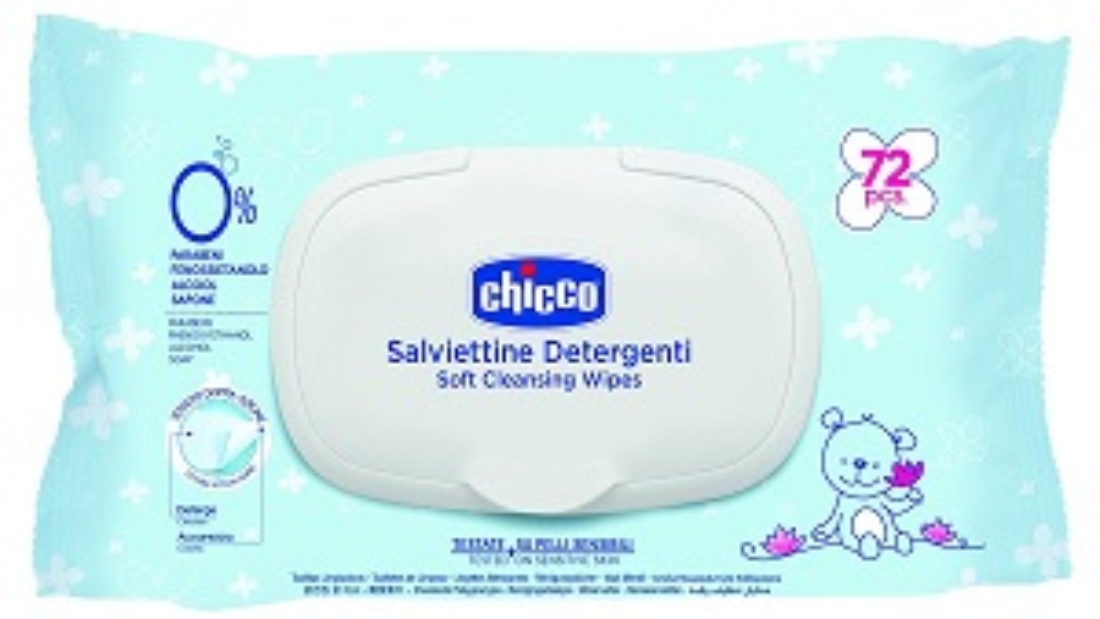 CHICCO-Cosmetic-Salviette-Detergenti-con-Plaquette